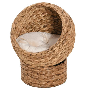 D30-105_braided_banana_leaf_elevated_cat_bed_basket_natural_brown