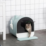 D31-050_Covered_Cat_Litter_Box_with_Tray_and_Scoop