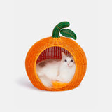 VT-6970279013664_Tangerine_Rattan_Pet_Bed_with_Plush_Cushion